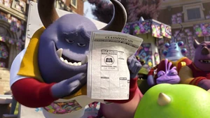 Randall seeing Johnny bullying Mike, without care about Mike.