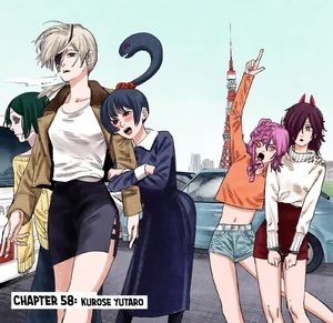 Quanxi and girlfriends.jpg (407 KB) Quanxi and the fiends arriving in Japan.