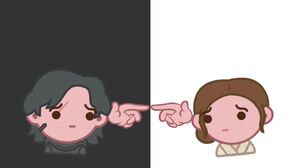 Star Wars The Last Jedi as told by Emoji - Kylo and Rey touch