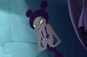 Yzma, as she appears in Kronk's New Groove.