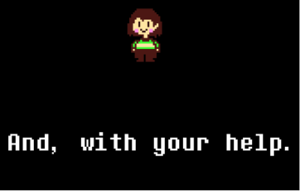 "And, with your help."