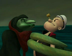 "So you're the Hag, huh? And you ain't no figament!"