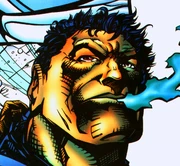 Bi-Han without his mask in a comic.