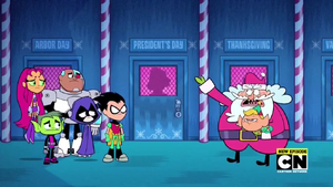 Titans discover Santa' true intentions.