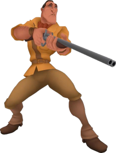 Clayton as he appears in Kingdom Hearts.