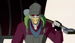 Joker in his conductor outfit.