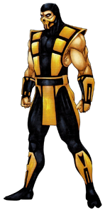 Scorpion in Ultimate Mortal Kombat 3.