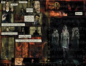 Kaufmann in the cancel Silent Hill Com.X graphic novel.