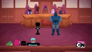 Darkseid in court