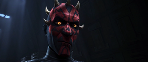 Maul smirks as he recruits Jiro and his comrades.