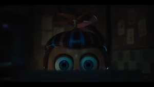 Balloon Boy's head peeking.