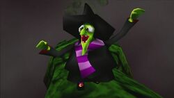 Gruntilda defeated (Banjo-Kazooie)