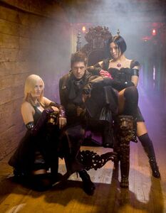 A promotional image for the live action The King of Fighters movie with Ray Park as Rugal.