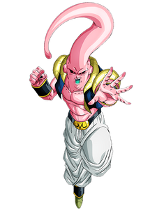 Super Buu after absorbing Gotenks and Piccolo.