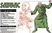 Timothy Karnes as Sabbac in the Golden Age of comics