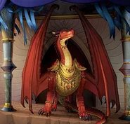 Scarlet TDPLE.jpg (108 KB) Queen Scarlet on the back cover of The Dragonet Prophecy: Limited Edition