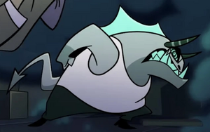 Another shark-like demon who serves as Crimson's mafia member.