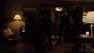 Tom Winston after murdering Bryan and Rachel.