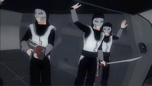 White Fang goons in a gunship