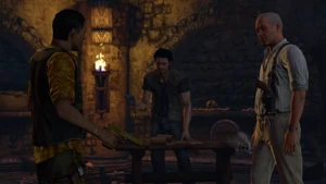 Navarro seeing Roman speaking with Raja.