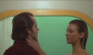 Jack being seduced by Lorraine Massey.
