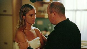 Phil Mitchell seducing Lisa's best-friend Mel Healy in a one-night stand between them.