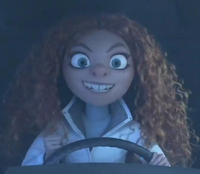 Dr. Zara smiling evilly as she thinks she kill Everest.