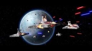 Space Battle Over Christophsis Republic Fleet VS Admiral Trench - Star Wars The Clone Wars 1080p HD