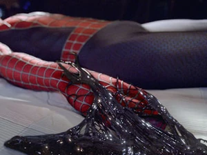 The Venom symbiote as it appears in Spider-Man 3.