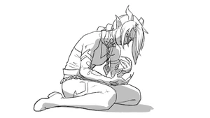 TDP-Reflections The-Queens-Mercy.png (433 KB) Kim'dael after being marked by Queen Aditi with the latter's metal necklace.