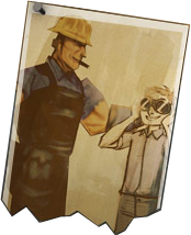 Engineer'sdad.png (50 KB) The TF2 Engineer with someone that heavily resembles the TFC Engineer.