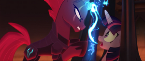 Tempest's rage towards Twilight about her opinion being just like her
