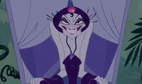 Yzma's evil grin.