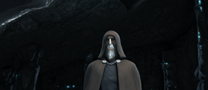 This distraction allowed Dooku an opportunity to exit the cave.