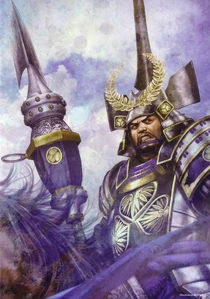 Ieyasu in Samurai Warriors 3.