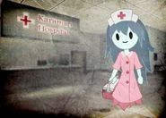 Karamariposterbykira.jpg (6 KB) Spooky in a promotion image for Karamari Hospital.