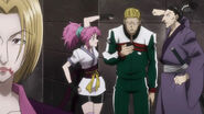 Machi and Nobunaga punch Phinks