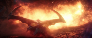 Surtur defeated by Thor.