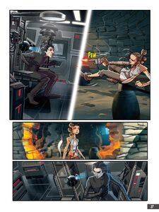 The-Last-Jedi-Graphic-Novel-Adaptation - First Force-bond connection