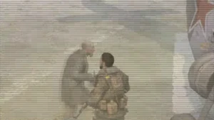 Footage of Zakhaev trying to escape in "No Fighting in the War Room".