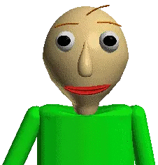 Baldi talking in the You Can Think Pad.