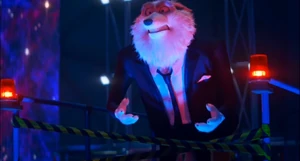 Jimmy’s ultimate and second villainous breakdown, after Rosita saved Buster, Jimmy grunts in complete rage of failure, that Rosita ruined his chance to kill Buster again, as Jimmy gets angrily desperate to win.