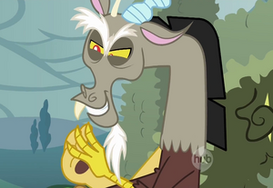 Discord's evil grin.