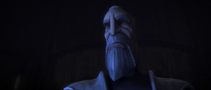 After the illusion ceased, Sidious arose from the altar basin and informed Dooku that they had failed to break Yoda's will.