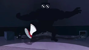 Dr. Flex Evil.jpg (114 KB) Dr. Flex stepping out of the shadows to show his size.