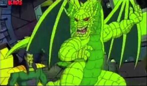 Fin Fang Foom in Iron Man: The Animated Series.