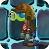 Gatling Pea Zombie in Plants vs. Zombies 2: Chinese Version