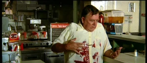 Bubba Hendershot getting shot by the M274 Mule.