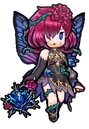 Triandra's sprite of Fire Emblem Heroes.