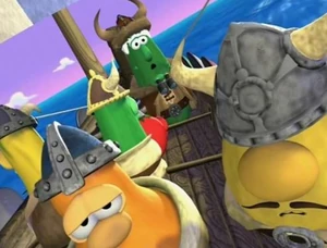 Olaf and his Viking members discover Lyle.